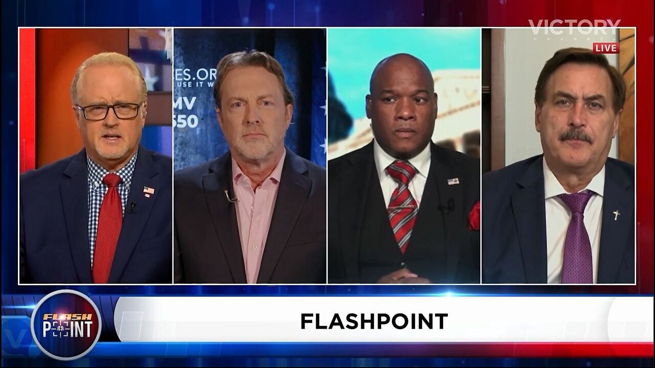 FLASHPOINT - 8-25-22 Host Gene Baily Mike Lindell, John Graves, Pastor Mark Burns