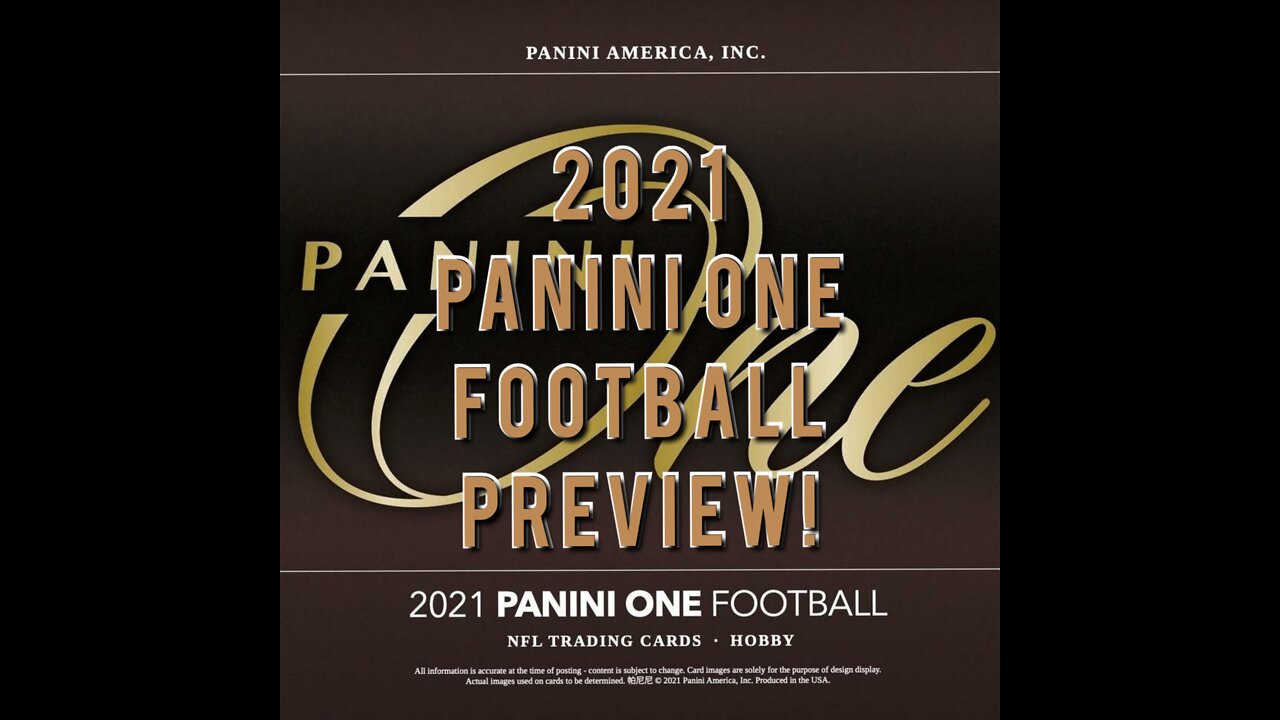 PREVIEW: 2021 Panini One Football Trading Cards! With Trevor Lawrence, Mac Jones, Micah Parsons RCs!