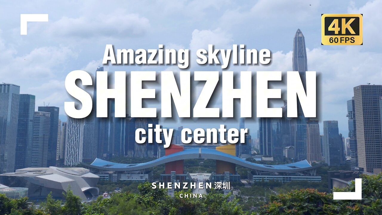 A Breathtaking City Skyline View from Shenzhen's Most Famous Park 🇨🇳