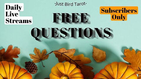 Live Tarot - FREE Questions + Priority Reads