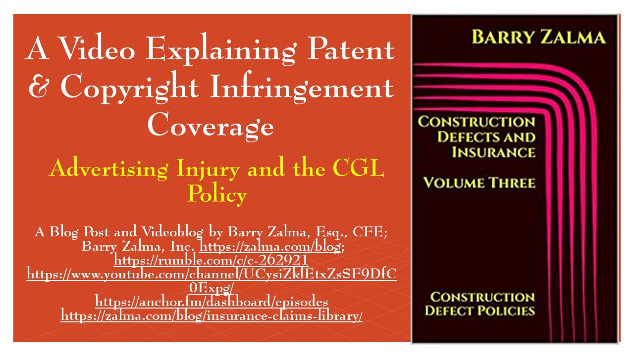 A Video Explaining Patent & Copyright Infringement Coverage