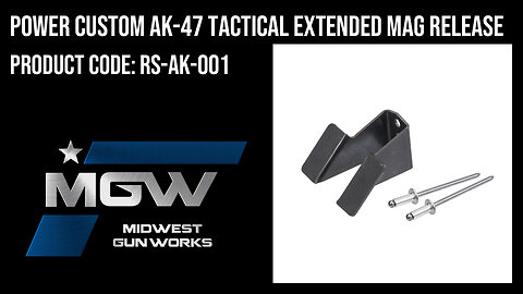 Power Custom AK-47 Tactical Extended Mag Release - RS-AK-001