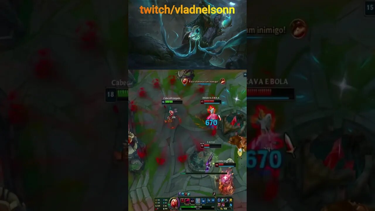 vladimir é bonecão #leagueoflegends #shorts #vladimir