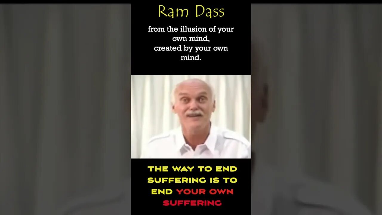 Ram Das - How to End Suffering #shorts