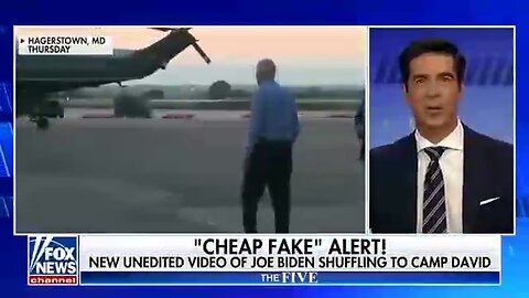 'The Five' reacts to new unedited video of Biden 'shuffling' to Camp David