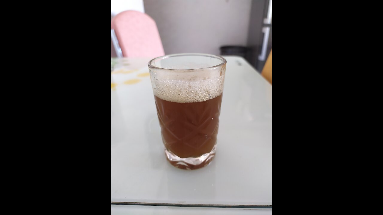 Slow motion of cup tea