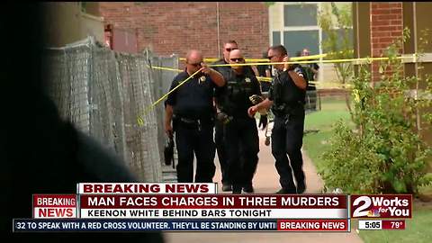 Man faces charges in three murders