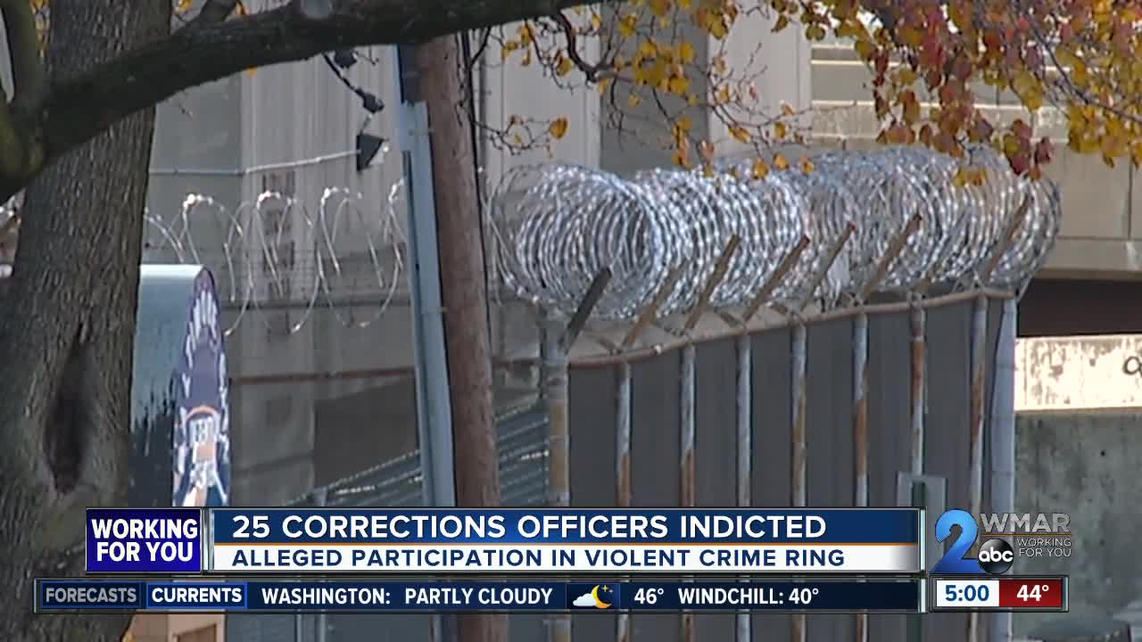 25 correctional officers indicted on 236 counts for participation in alleged crime ring