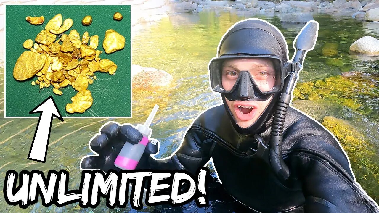 Finding An UNLIMITED Source Of Gold Underwater!