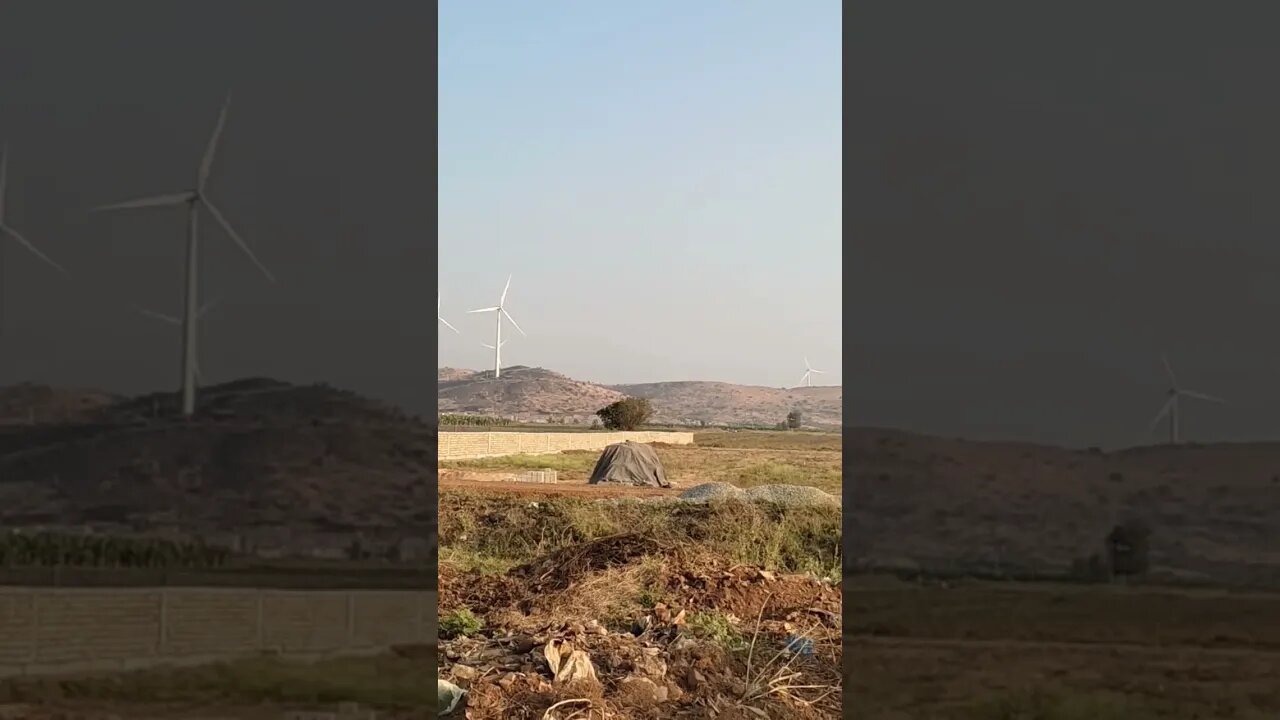 Beautiful nature and windmill view,#shorts,#windmill,#naturelovers,#tourvlog,#andhra,#beautiful