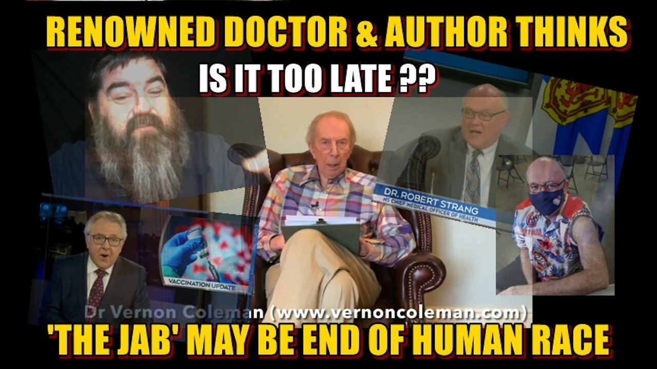 RENOWNED DOCTOR : JAB MIGHT BE END OF HUMAN RACE ! Is it too late?