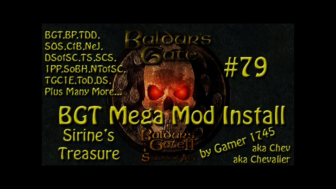 Let's Play Baldur's Gate Trilogy Mega Mod Part 79 - Sirine's Treasure!