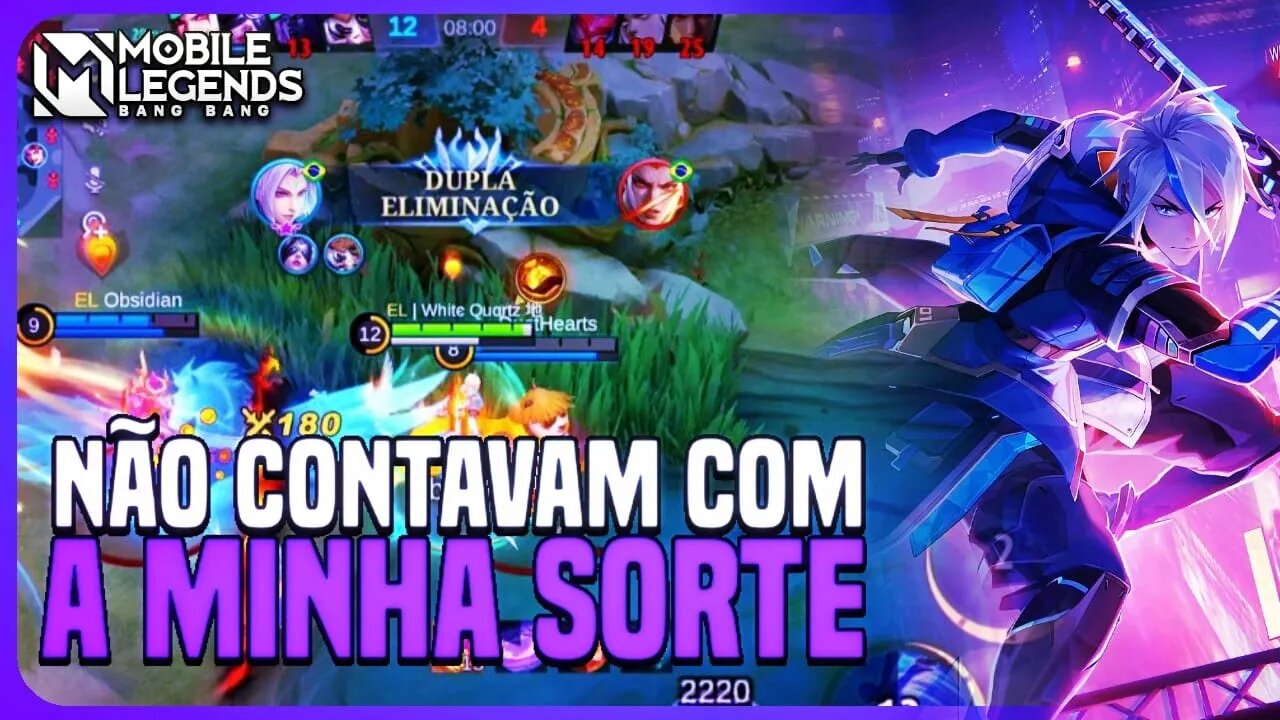 PEGARAM SABER PRA ME COUNTERAR E TIVE A MAIOR SORTE DA MINHA VIDA | MLBB