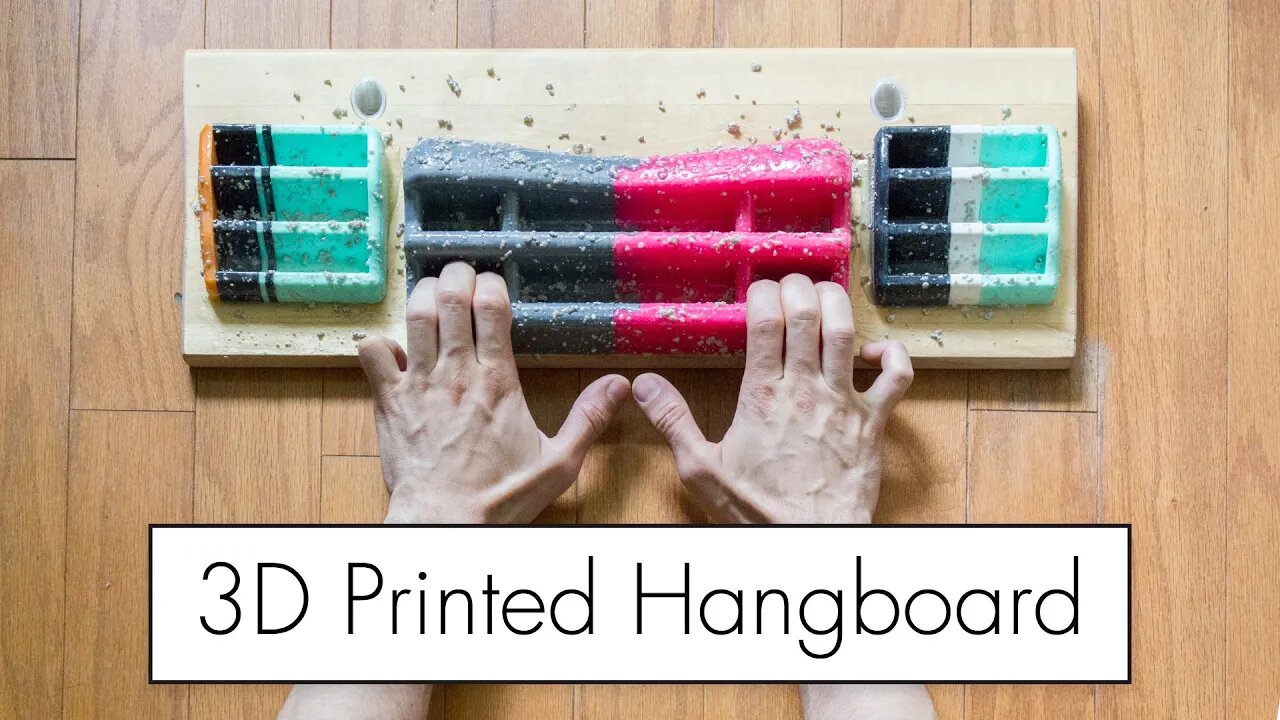 Making a 3D Printed Hangboard