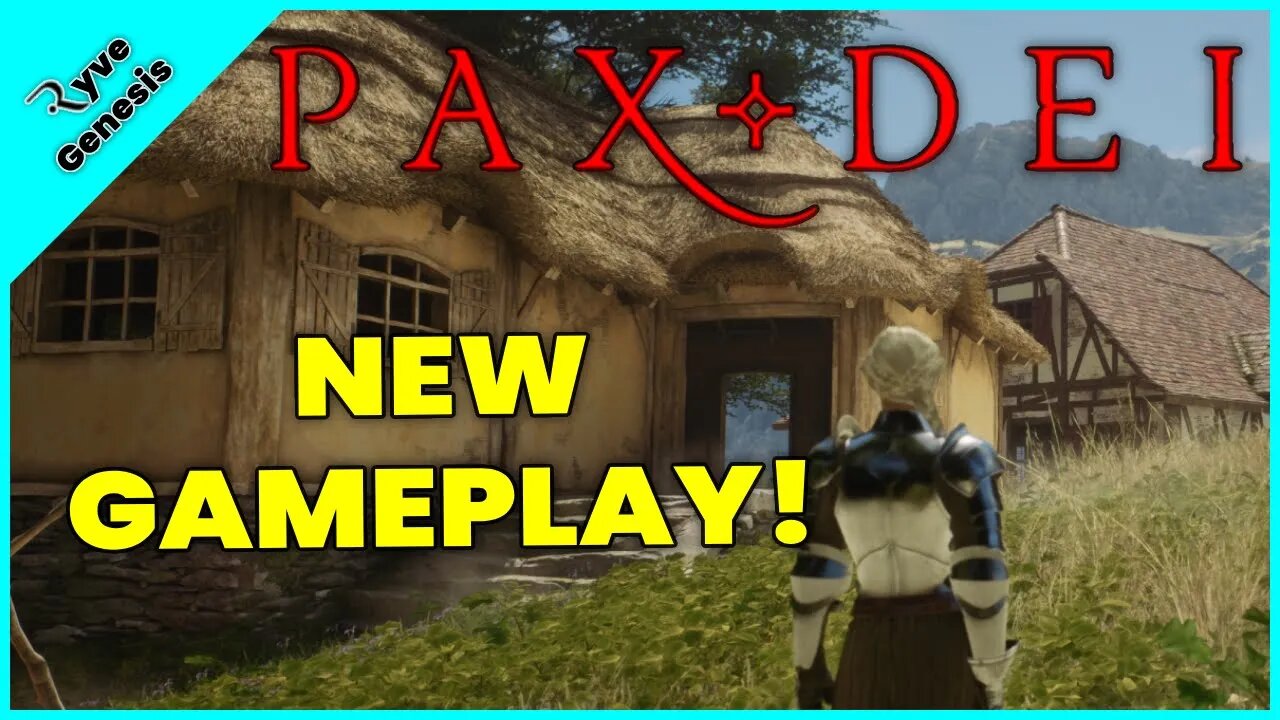 Pax Dei NEW GAMEPLAY! NEW Building DETAILS!