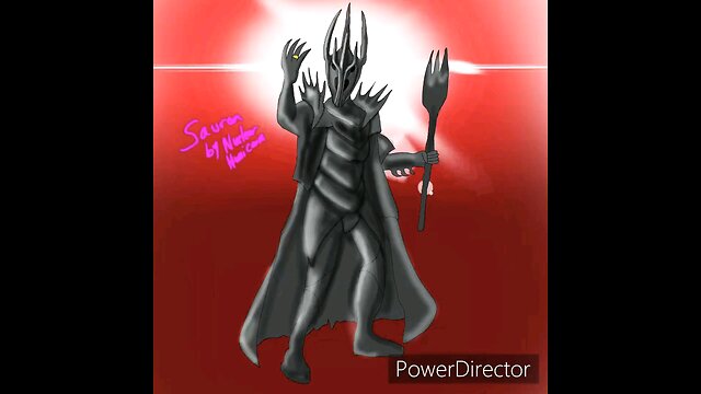 speedpaint sauron lord of the rings