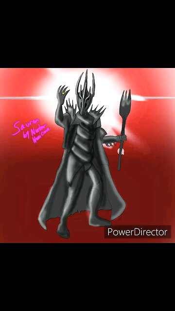 speedpaint sauron lord of the rings