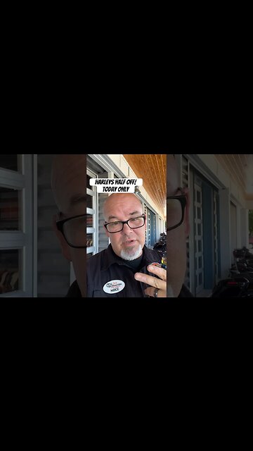 Half off Harley Davidsons today only! #harleydavidson