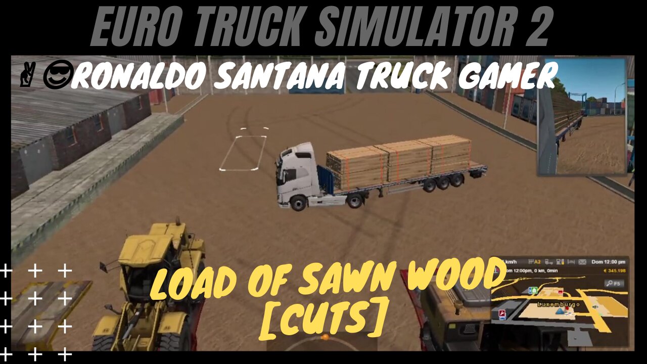 ✌️😎RONALDO SANTANA TRUCK GAMER🚚 Load of SAWN WOOD [cuts]