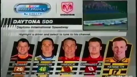 "NASCAR Hot Pass DirectTV Commercial" Lost Media (2007)