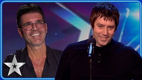 Mike Newall is the Liam Gallagher of comedy! _ Unforgettable Audition _ Britain s Got Talent