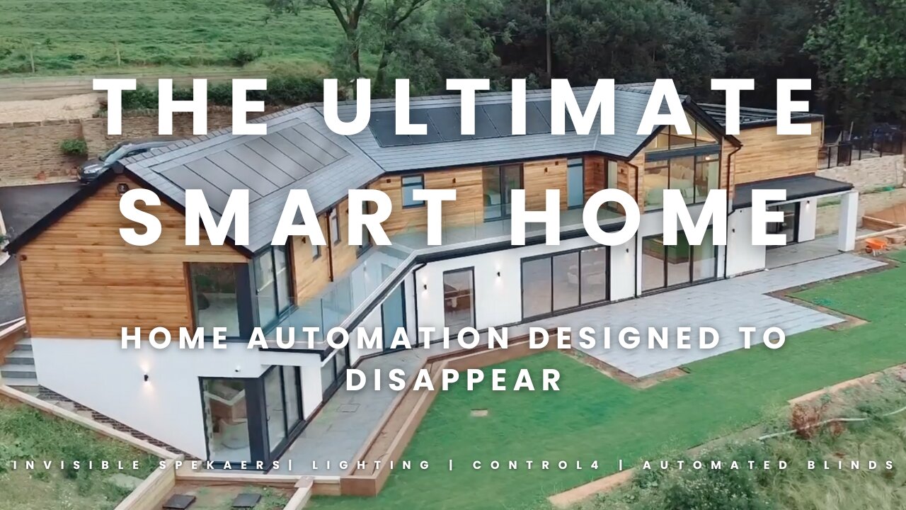 Smart Home Tour, including invisible speakers, Control4, automated blinds and much more!