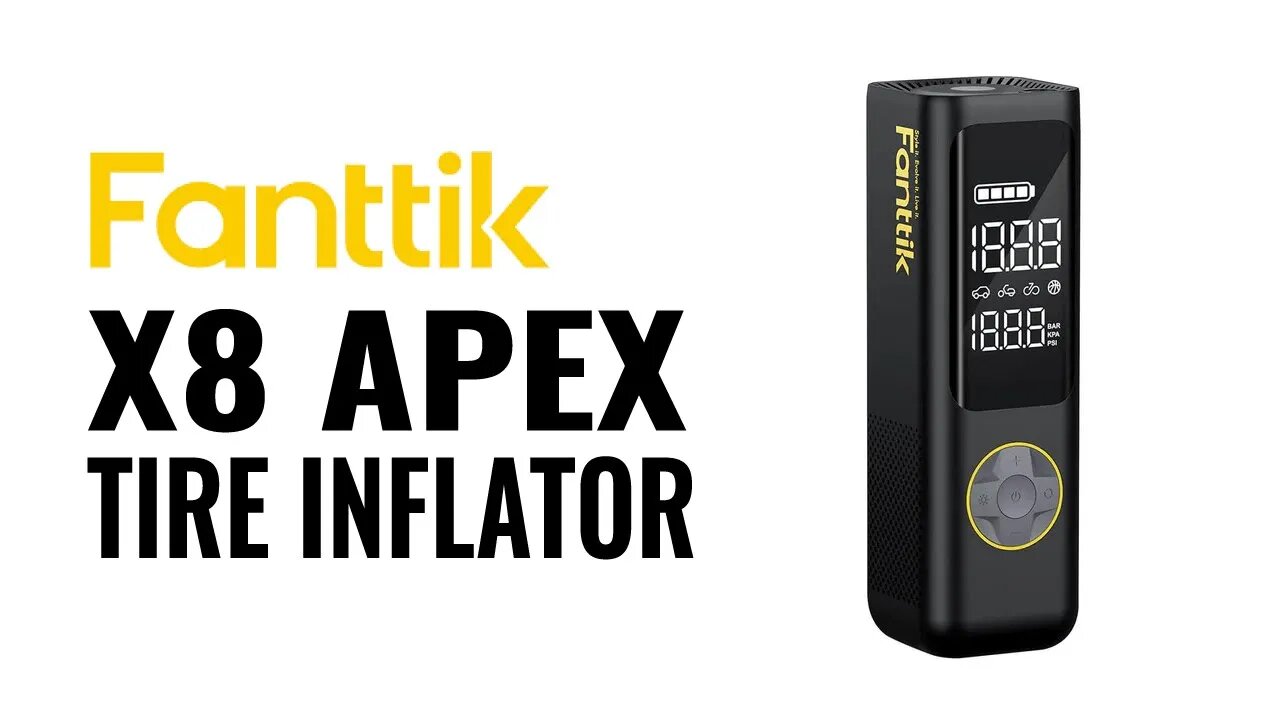 Fanttik X8 Apex Tire Inflator - An Ultra Compact, Lithium-Powered Portable Inflator For The Masses