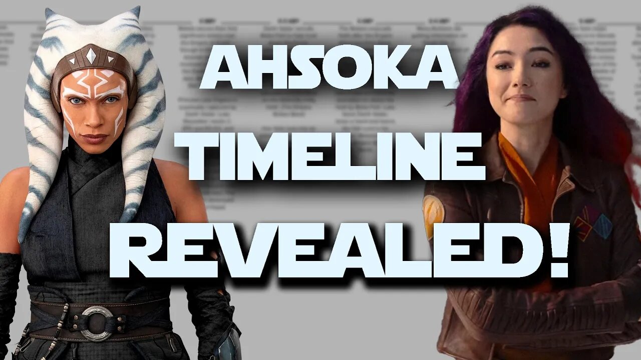 Ahsoka Timeline Revealed! #ahsoka #starwars #sabinewren