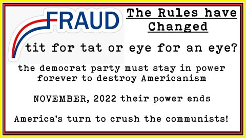 November 2022 the Rules have Changed