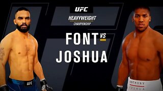 EA Sports UFC 4 Gameplay Anthony Joshua vs Rob Font