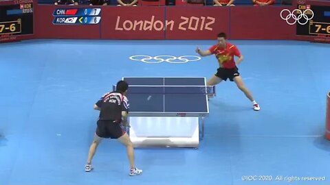 Playback ~ of ~ the men's team final China 3 1 South Korea