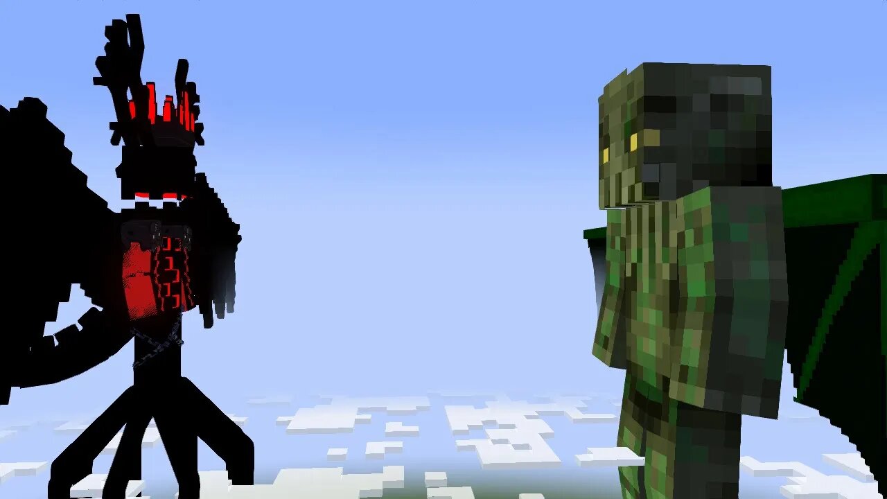 The Scarlet King vs Cthulhu (SCP Foundation vs Cthulhu Mythos) | Minecraft Animation