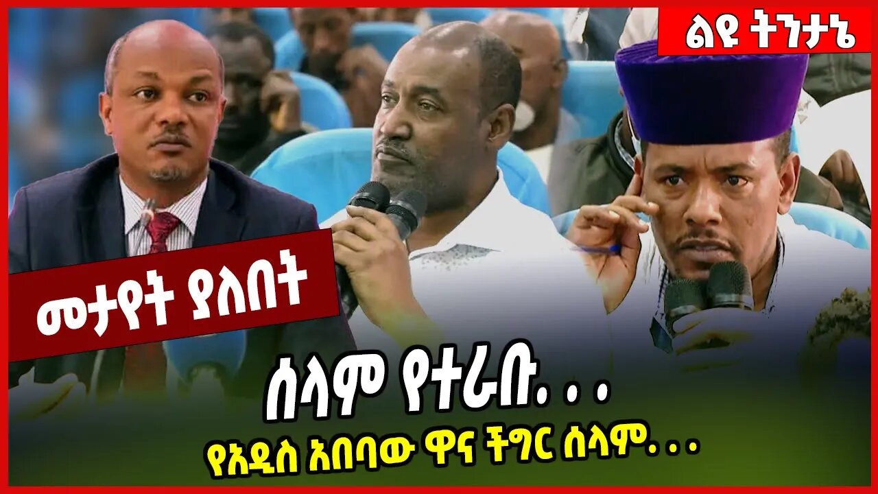 ሰላም የተራቡ. . . የአዲስ አበባው ዋና ችግር ሰላም. . . Addis Aaba | Timiket | Adanech Abebe | Ethiopia