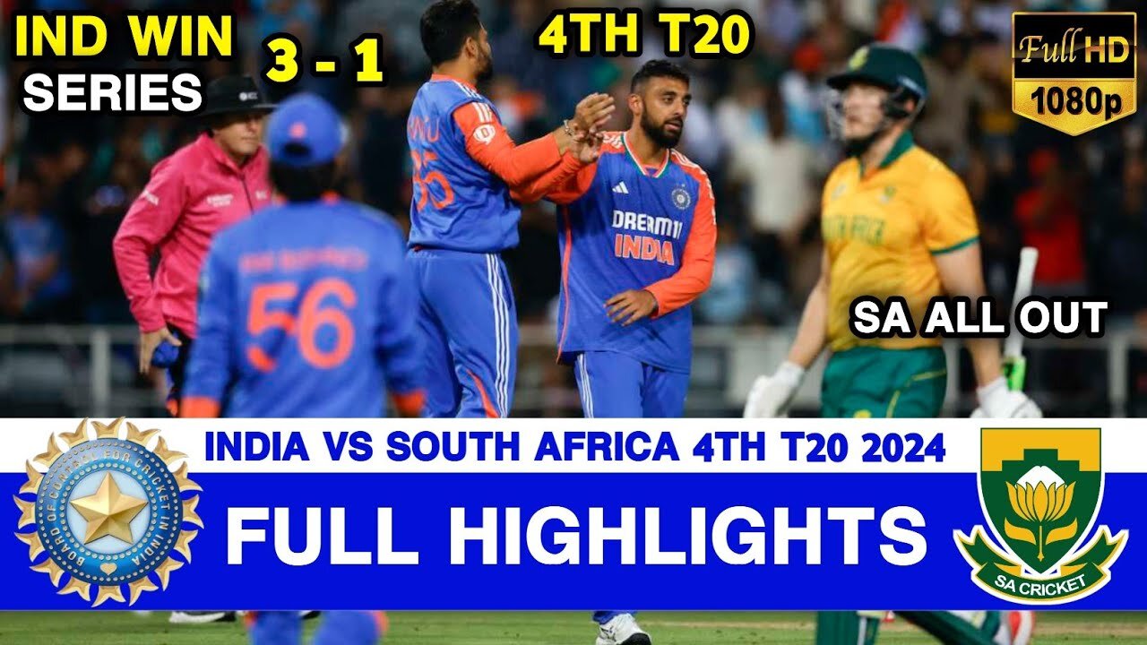 Inda vs South_Africa_4th_T20_March_Highlights