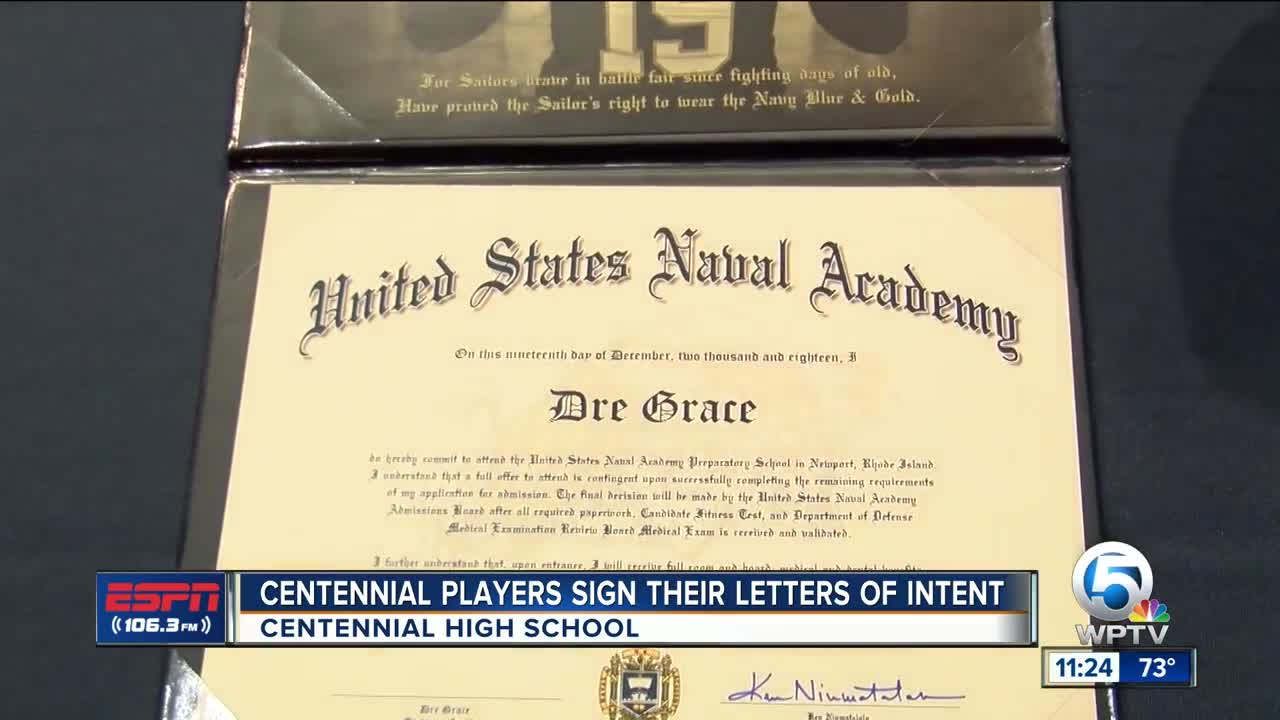 National Signing Day for Centennial High School