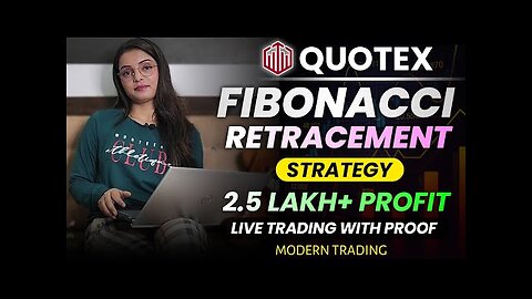 Quotex Fibonacci Retracement Strategy | 2.5Lakh+ Profit on Quotex 🔥