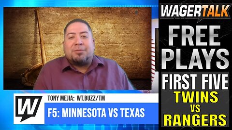 MLB Picks & Predictions | Minnesota Twins vs Texas Rangers Free Play | First Five 6/24