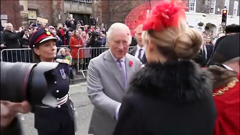 Eggs thrown at King Charles III in York