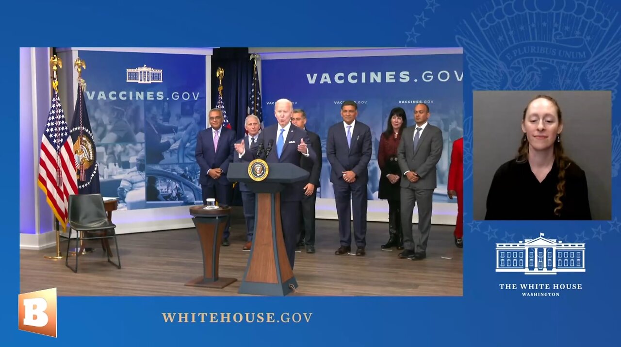 LIVE: President Biden Receiving Updated COVID-19 Vaccination...
