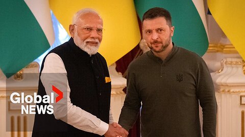 India’s Modi visits Ukraine, urges Zelenskyy to hold peace talks