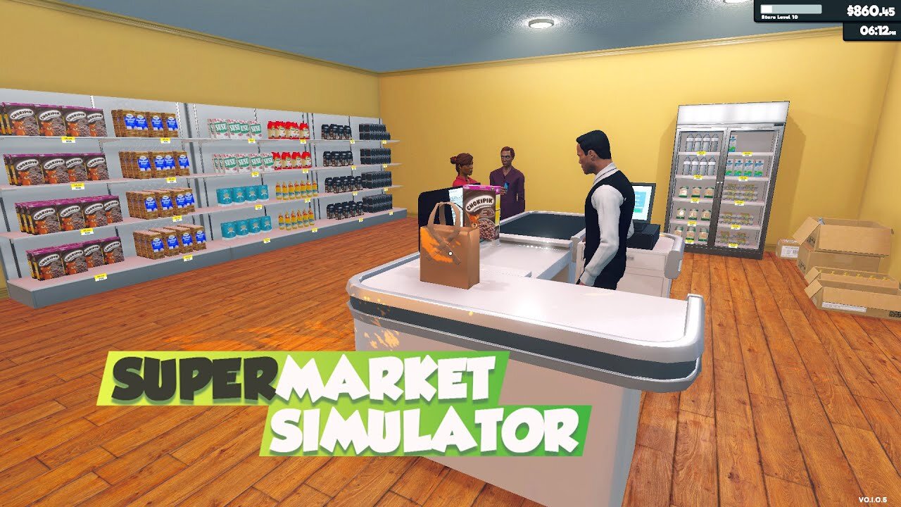 Supermarket Simulator Gameplay We Hired Out First Employee!