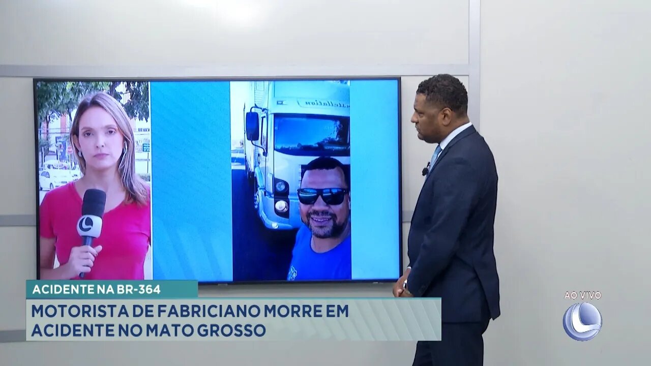 Acidente na BR-364: Motorista de Fabriciano Morre em Acidente no Mato Grosso.