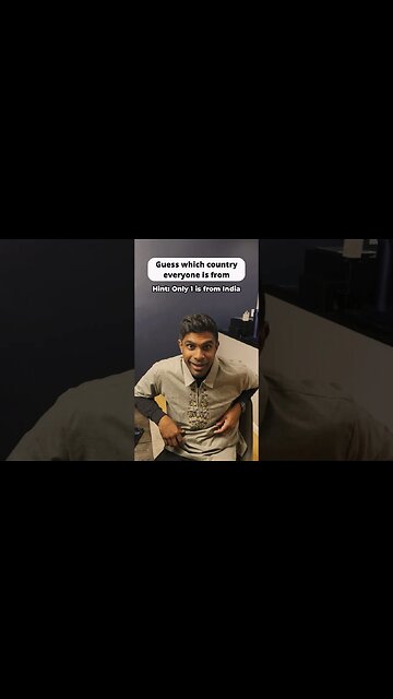 Bet you can’t guess where everyone is from 🌍