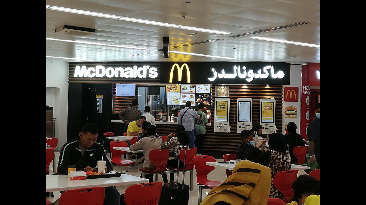 Getting My Mickey D Fix - Sharjah International Airport - Dubai - July 3, 2022