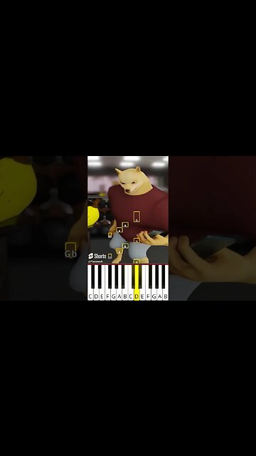 Banana Cat And Whiny Power💪💦 (@schizodiesel) - Octave Piano Tutorial