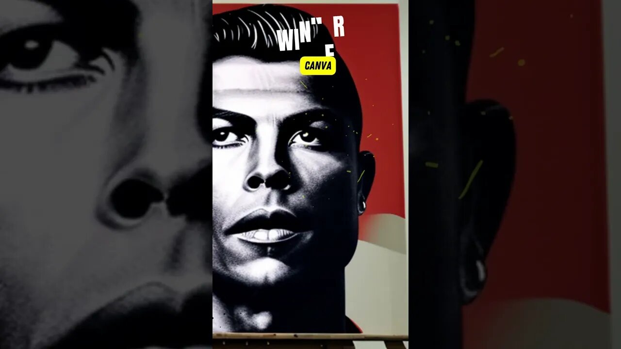 Practice Art with CR7 @tvasart #ronaldo #football #ai #viral #shorts #art #subscriber #cr7 #popart