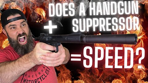 Does a Handgun Suppressor Increase Velocity?