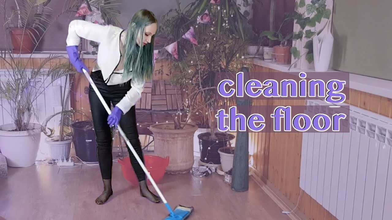 My Weekend Meditation - cleaning the whole floor in the house!