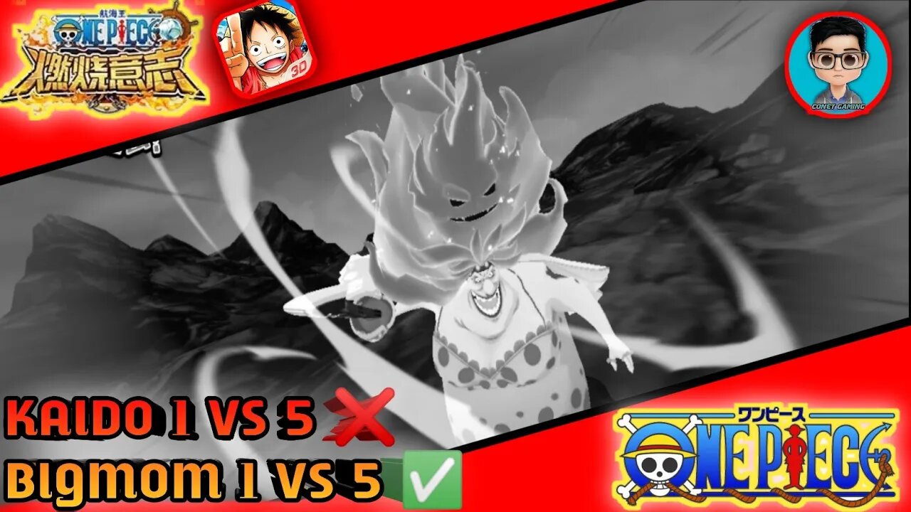 One Piece Burning Will | Giliran Bigmom Unjuk Gigi 1 Vs 5 No Problem