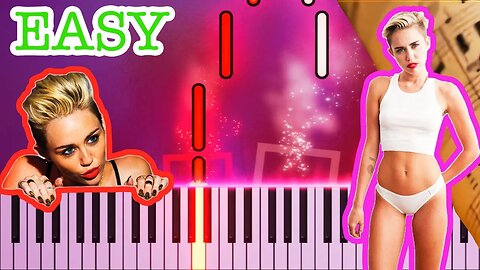 🎶🌸FLOWERS🎹 PIANO TUTORIAL + 🎼SPARTITO GRATIS by MILEY CIRUS